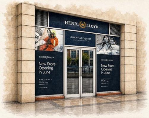 Henri-Lloyd Opens New Store at Gunwharf Quays, Portsmouth