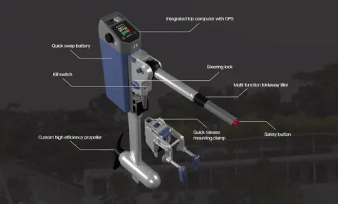 Momentum U2 electric outboard 