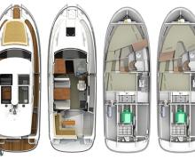 Nimbus 305 Coupe Layout