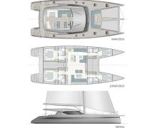Catamaran Sailing Yacht 16m Plans