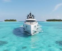 Super Yacht 50m Front